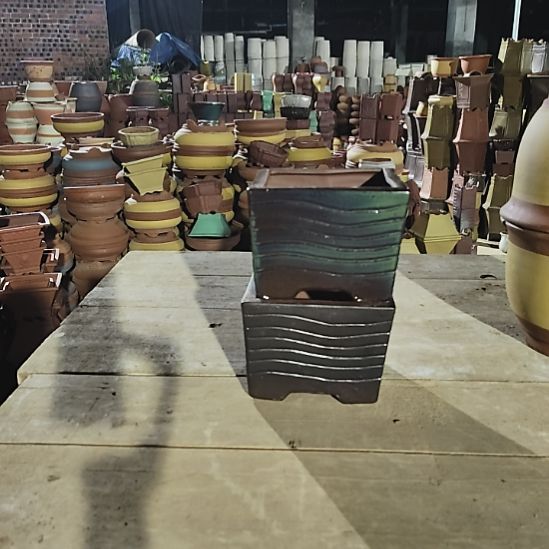 条纹四方高12口径16黑2棕2共四个瑕