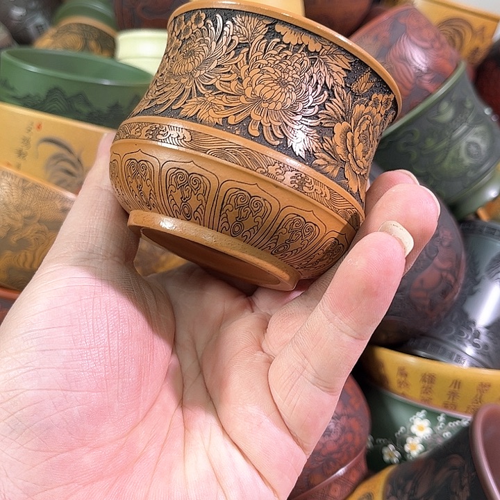 茶杯紫砂全手工紫砂主人杯