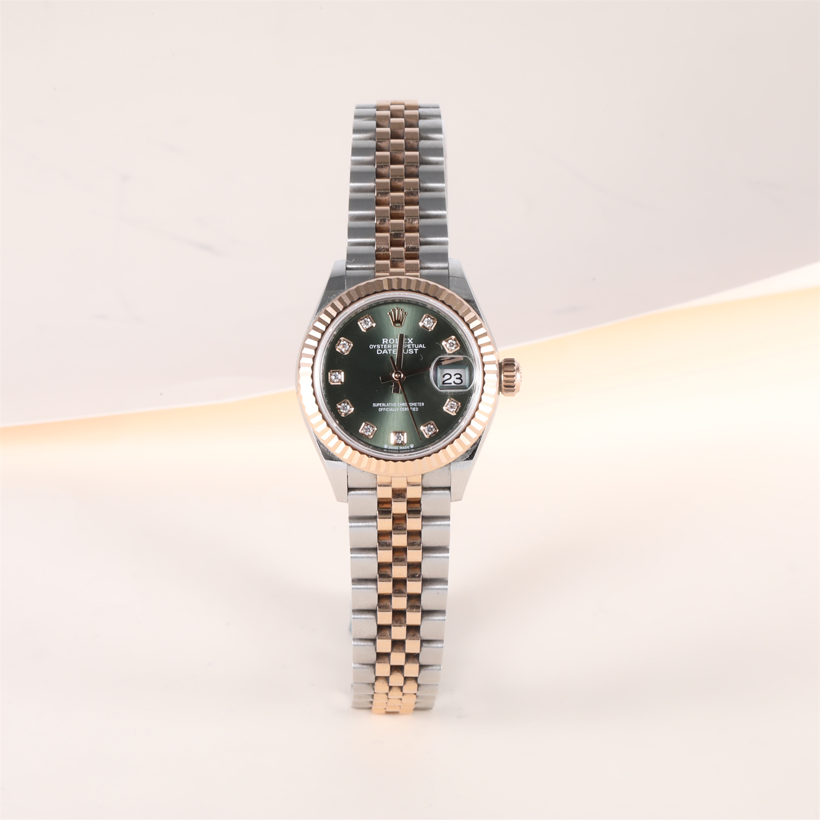 99新 Rolex/劳力士 小花6欢女装日志型m279171-0007机械手表-28mm