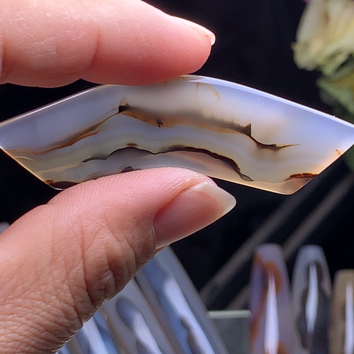 玛瑙/玉髓颈饰未镶嵌157