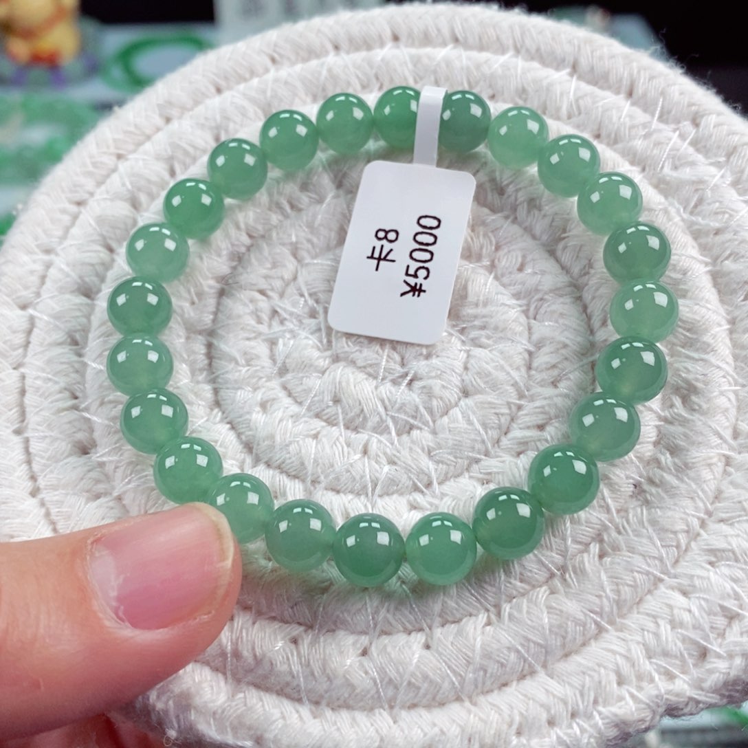 未镶嵌手链翡翠卡8