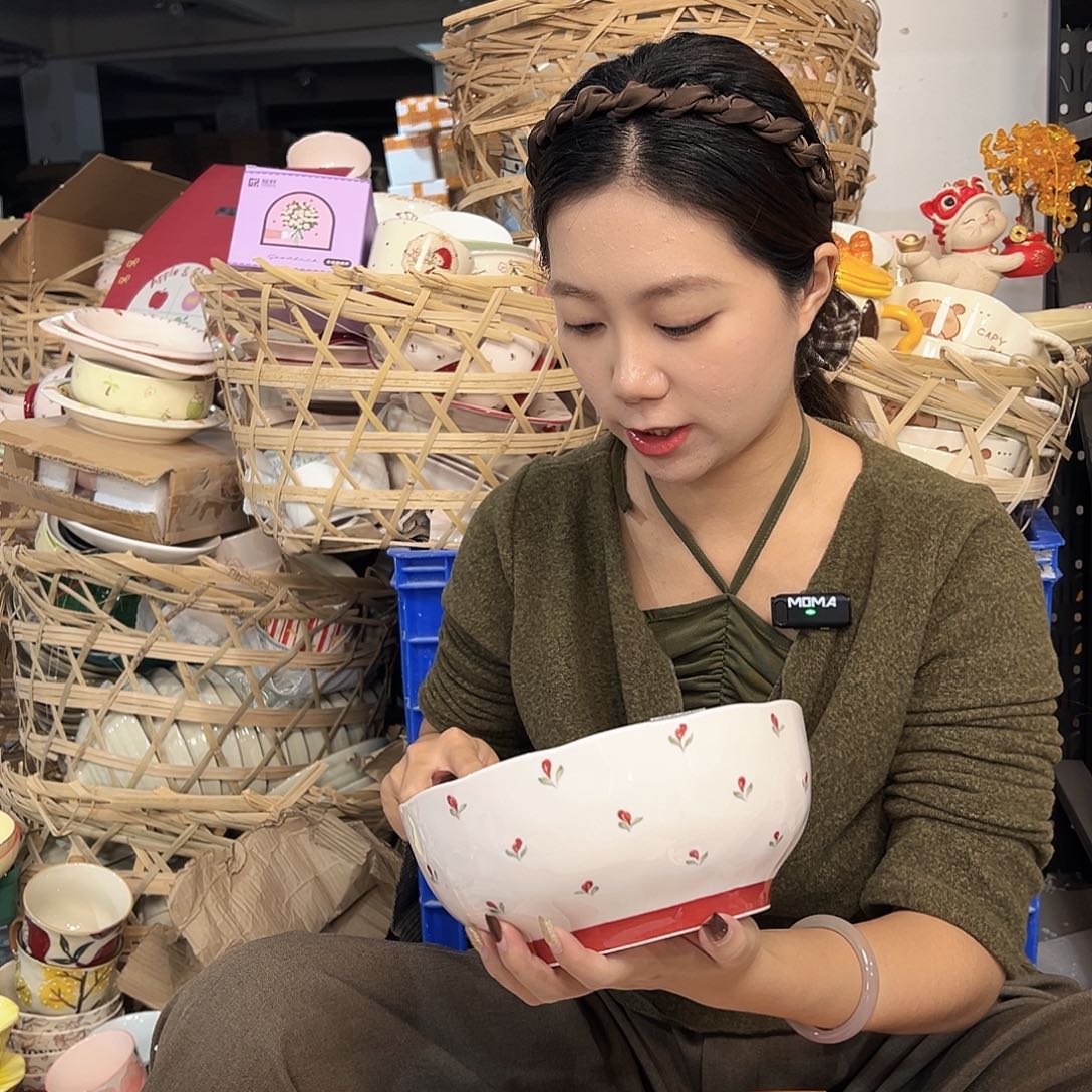 摆件潮州陶瓷餐具源头厂家8寸