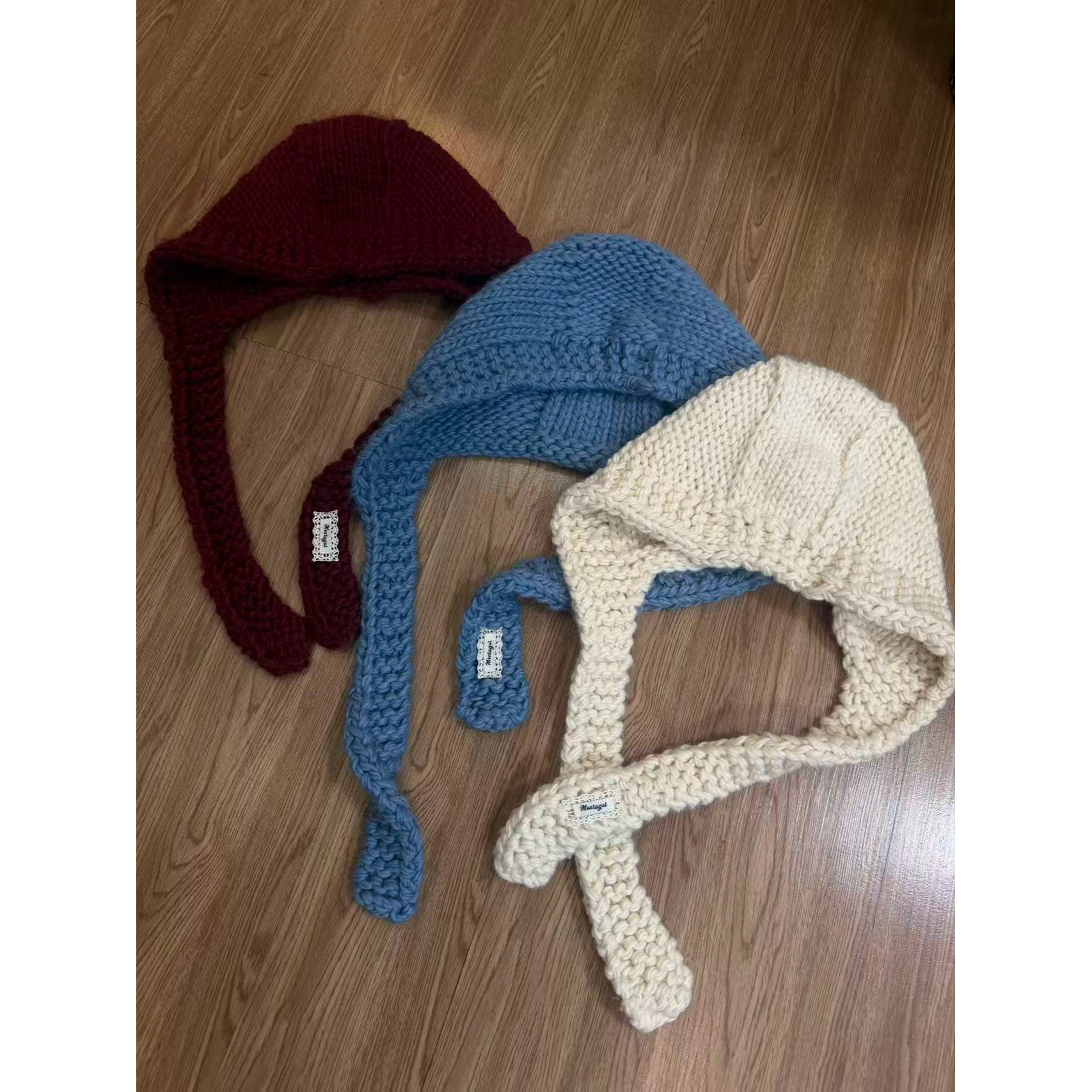 韩国手织百搭帽子