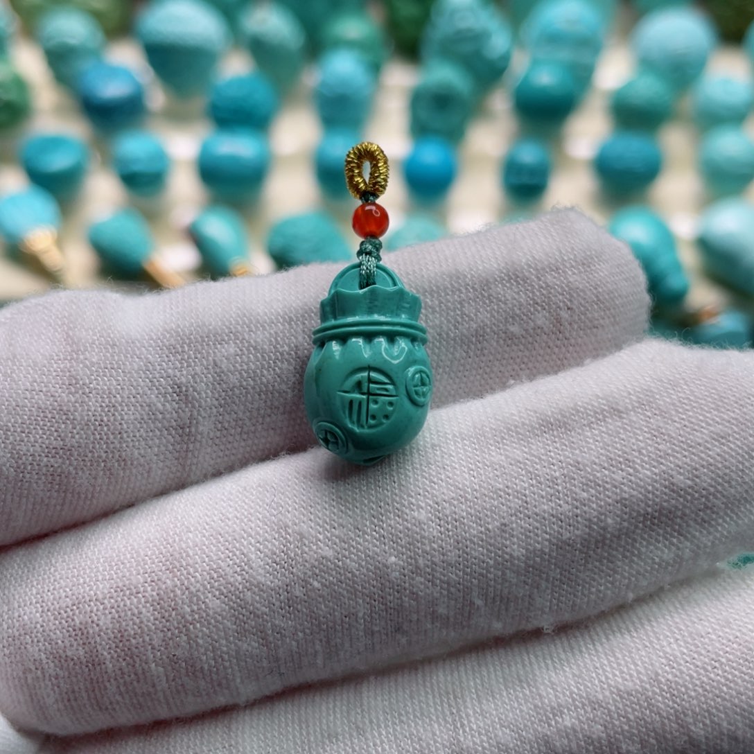 绿松石珠宝奇石未镶嵌