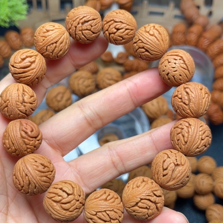 桃核手串龙纹桃核1