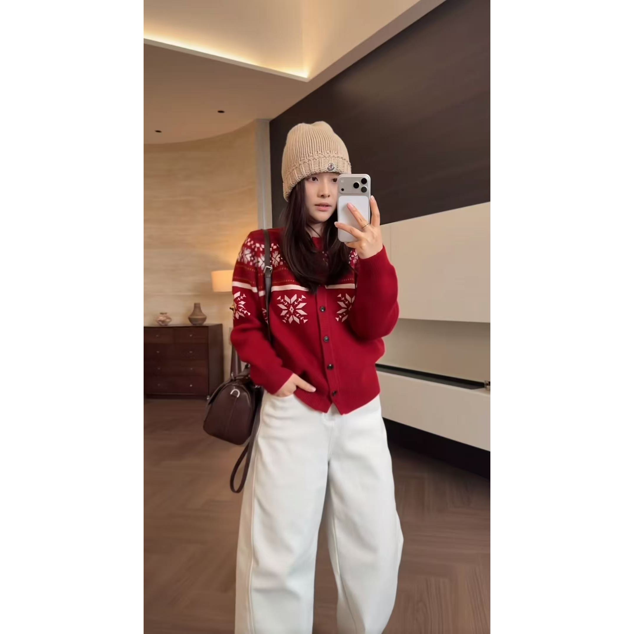 【琪琪】【雪花酥】正肩开衫针织 11100