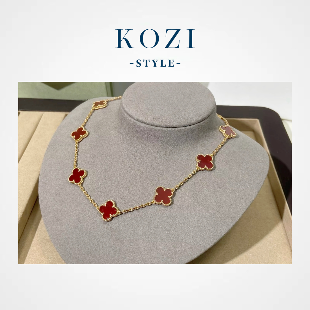 WANXI 镀K金 十花项链精工版