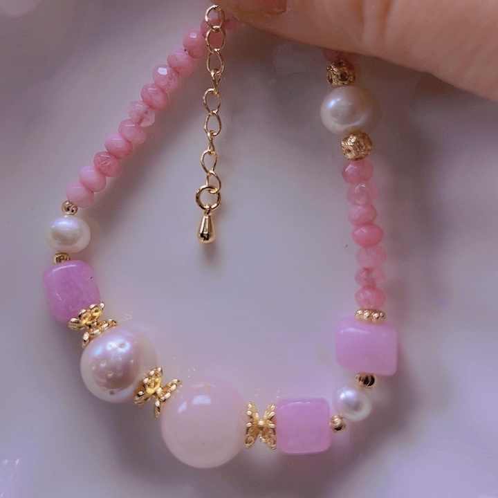 淡水珍珠手绳合金