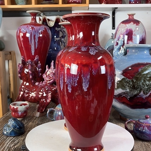 瓷片一**人神垕镇钧瓷艺术