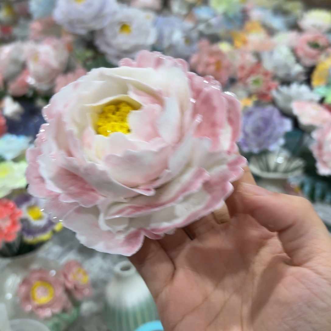 陶瓷花，拍满20发货，退款拉黑
