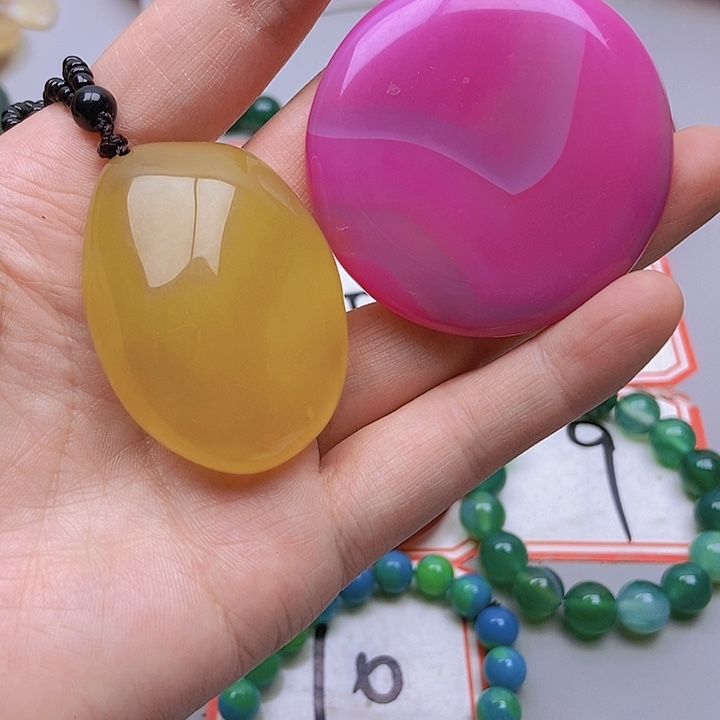 【闪购商品】玛瑙/玉髓珠宝半成品未镶嵌火*