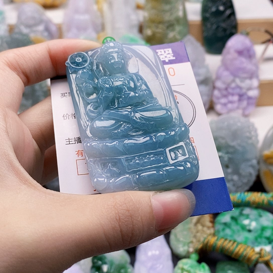 吊坠(不含链)未镶嵌翡翠一***圆