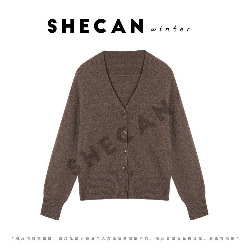 【清仓专用】SHECAN【云朵慕斯】冬季新款绵羊毛牦牛绒时尚百4DA061