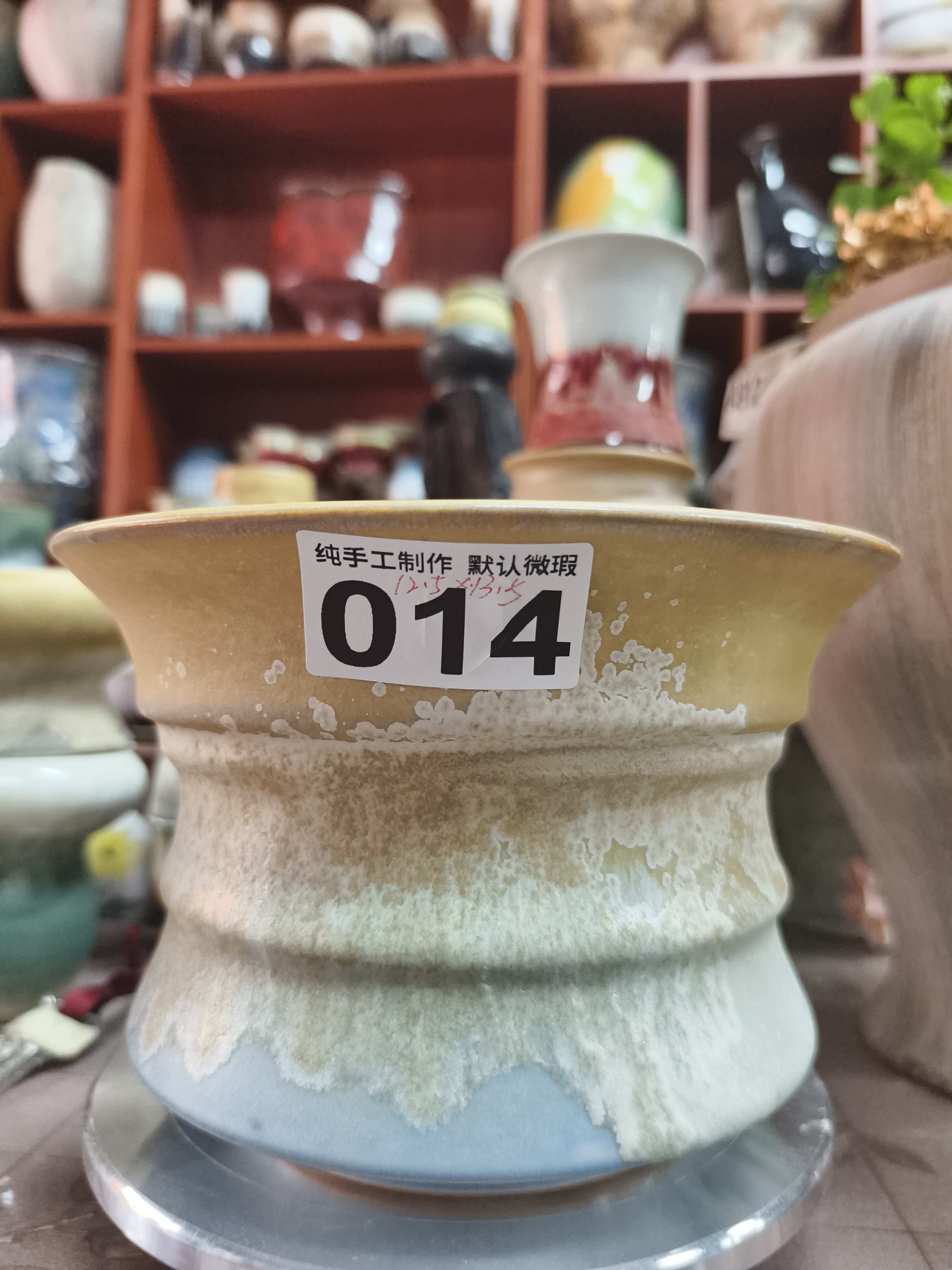 景德镇手工陶瓷花盆