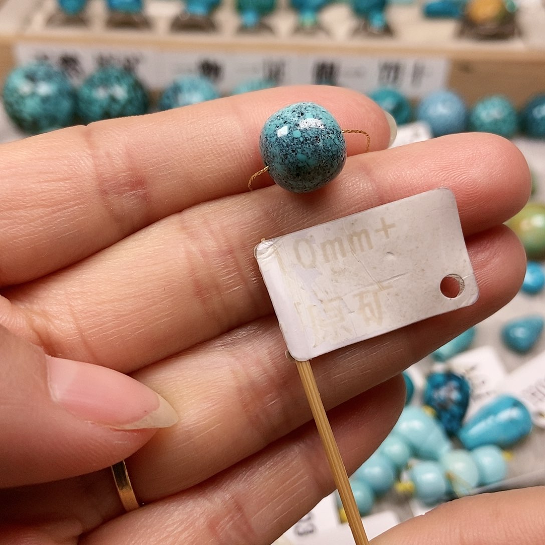 未镶嵌绿松石珠宝半成品