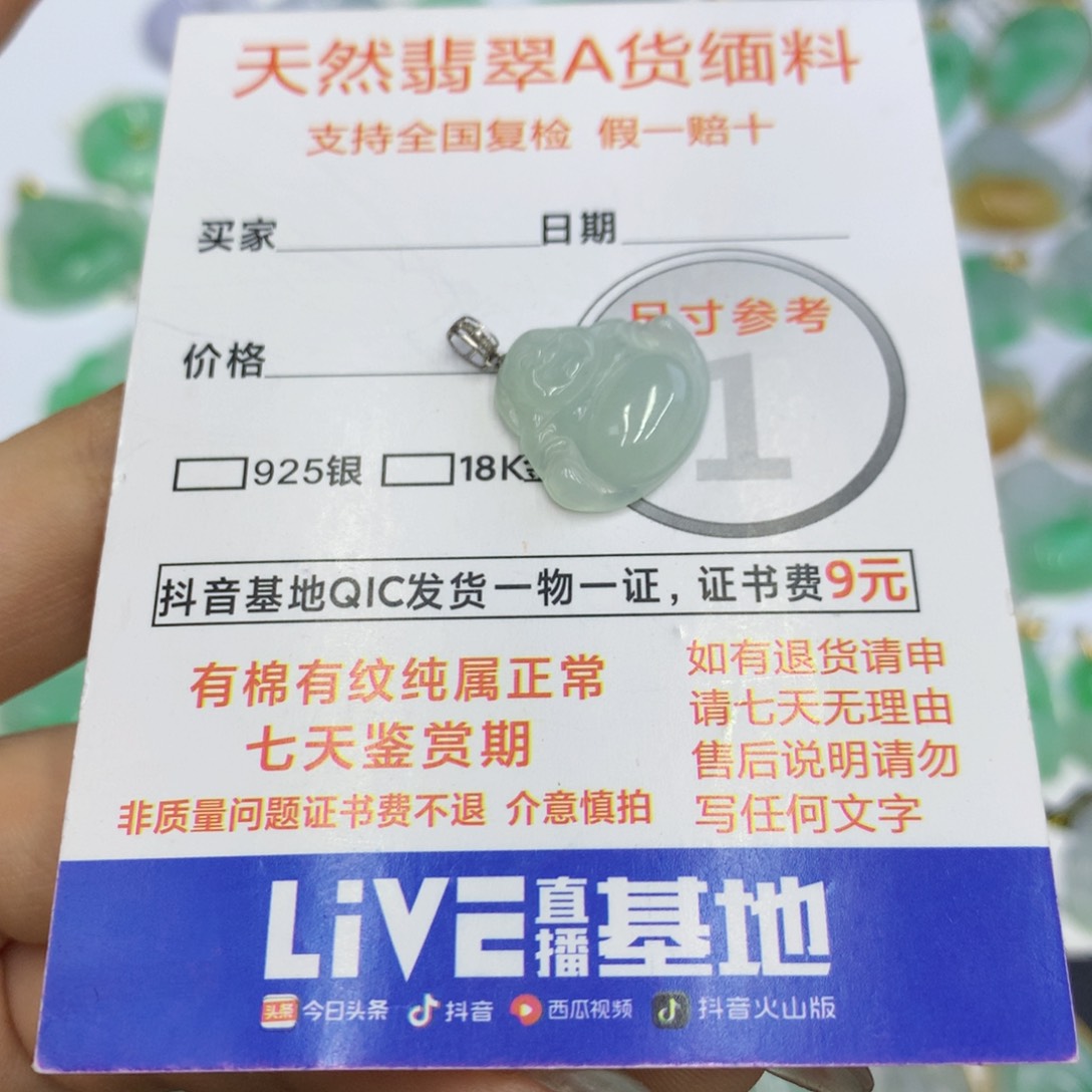 翡翠颈饰未镶嵌翡翠