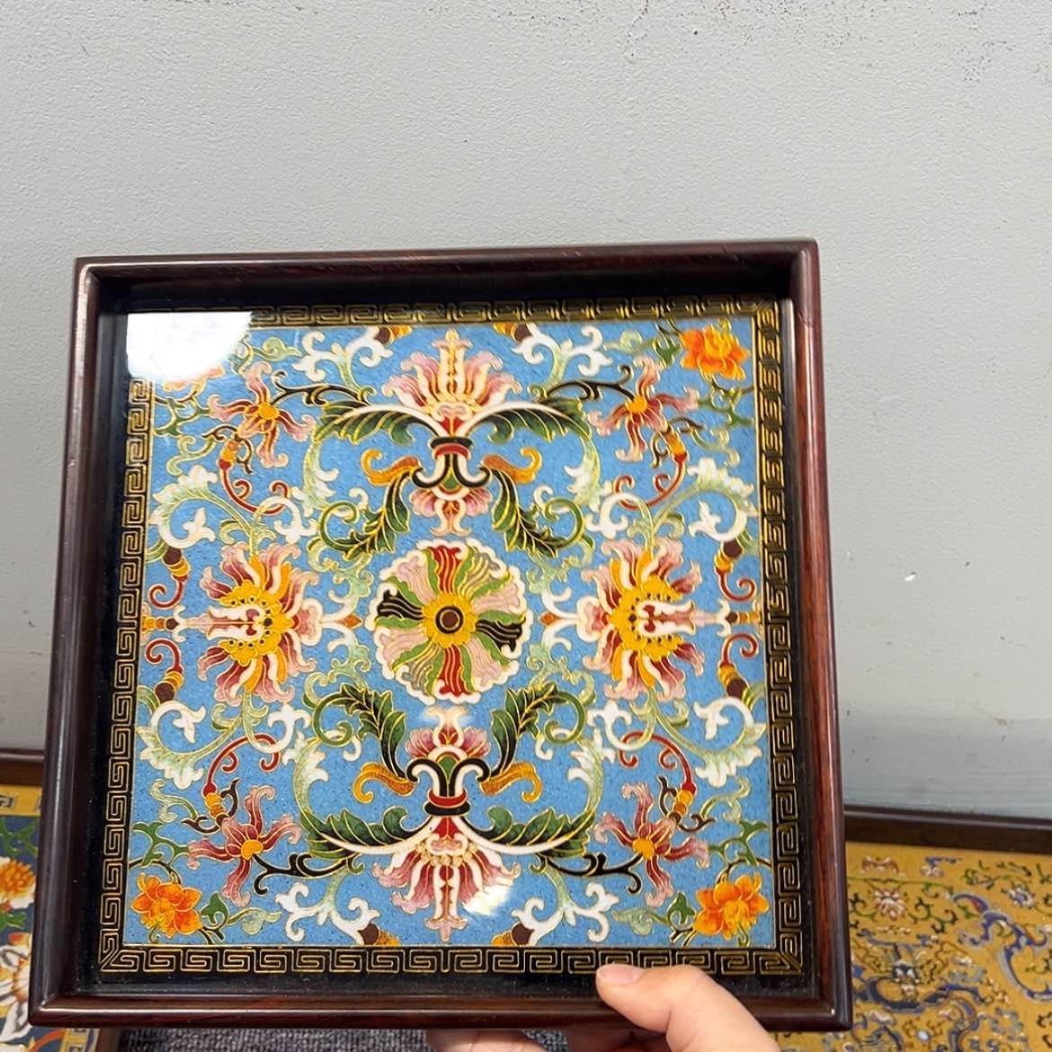 【闪购商品】红酸枝木类成套家具銘*茶盘