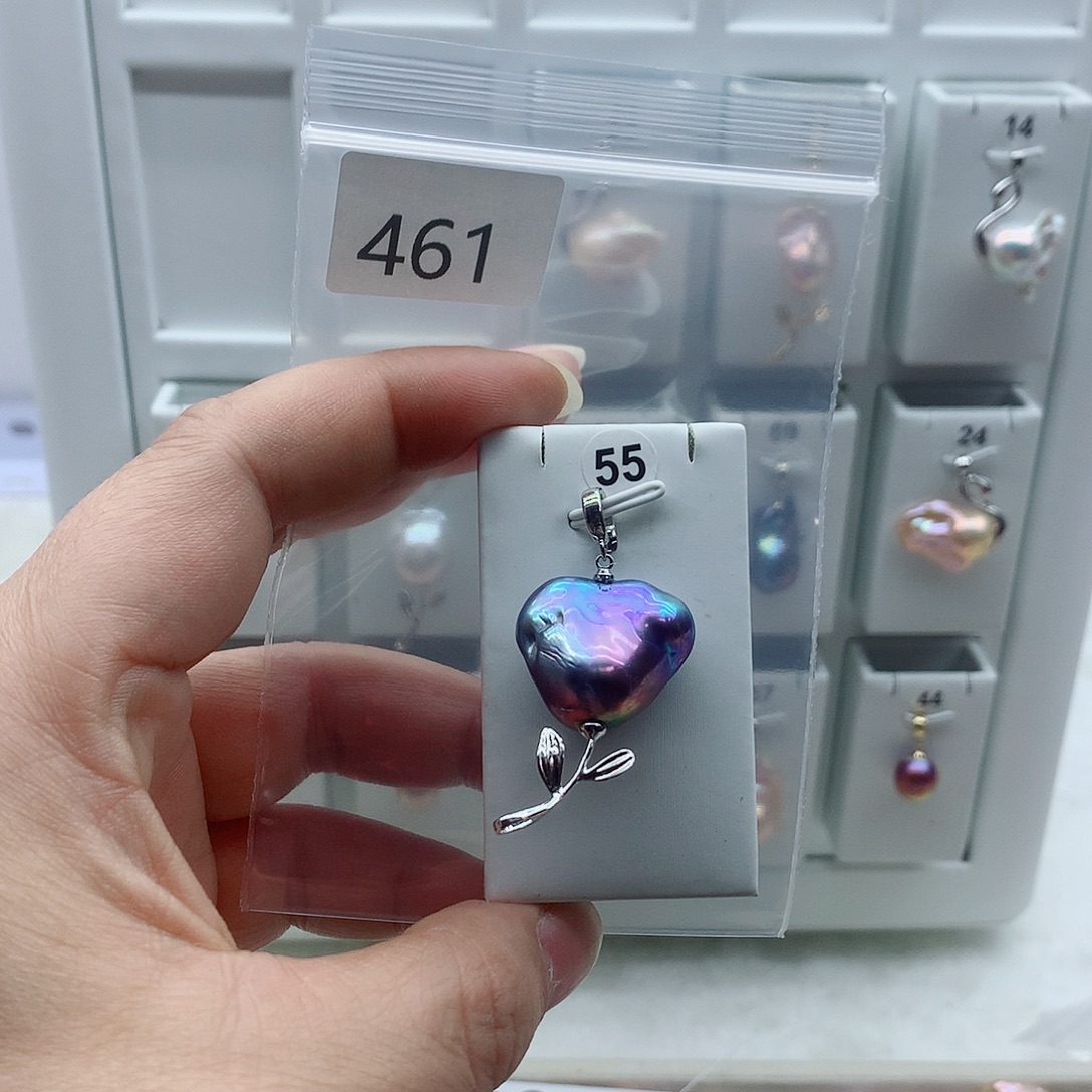 淡水珍珠合金吊坠(不含链)