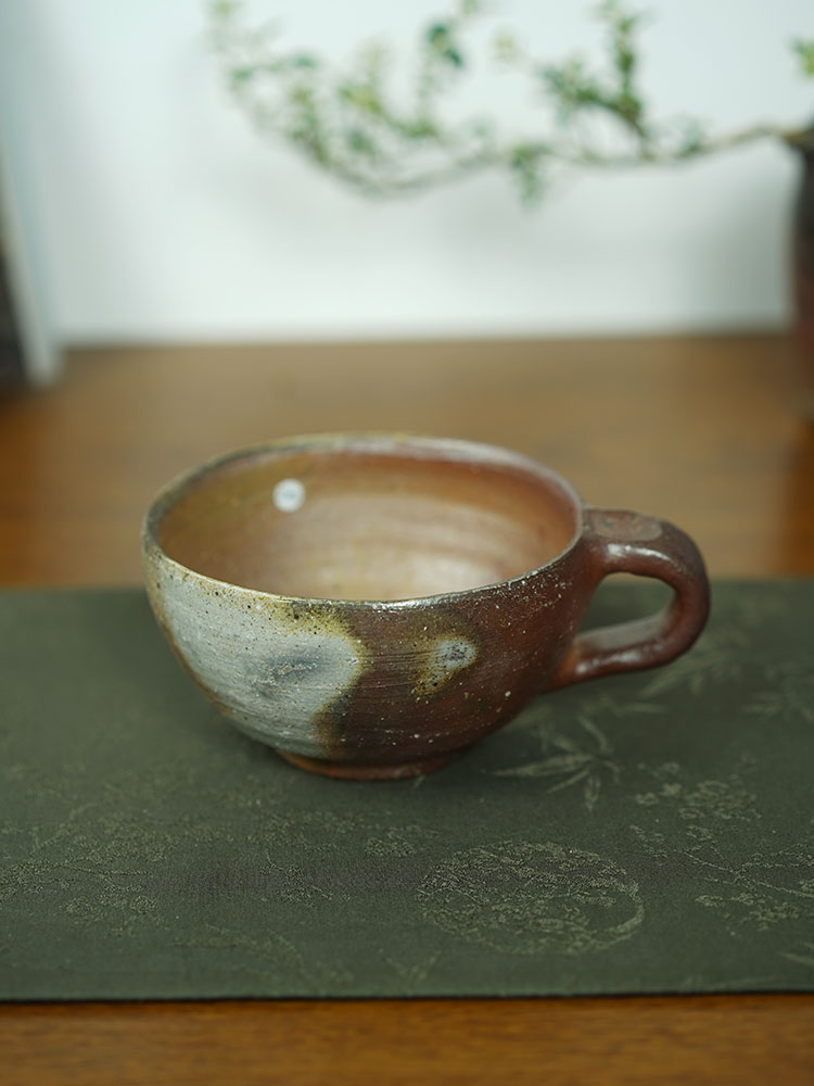 伊禾集物 日本备前烧匠人 横山伸一 早餐杯 餐具 咖啡杯 2359#