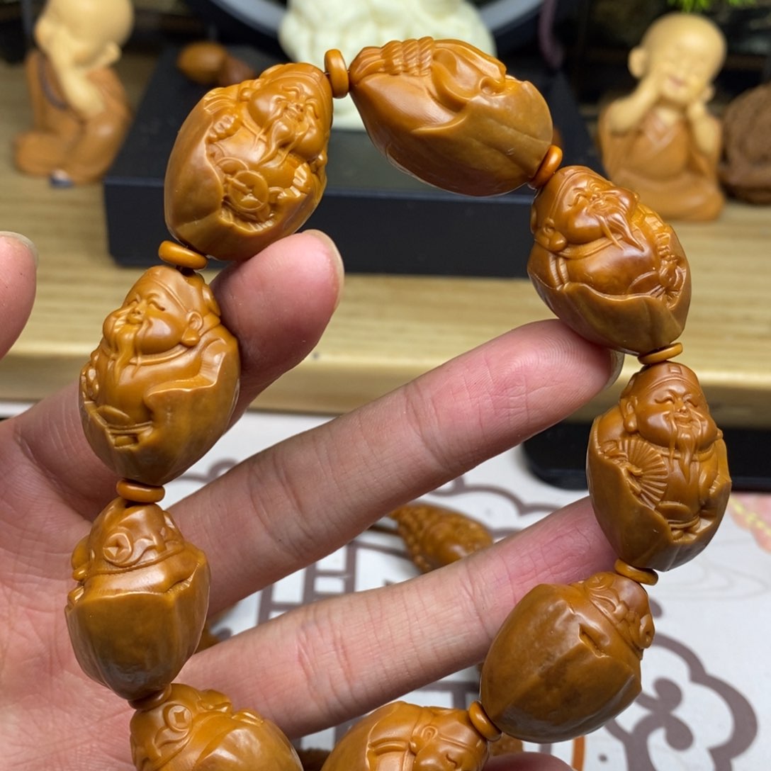橄榄核手串/手链橄榄核雕工艺手串