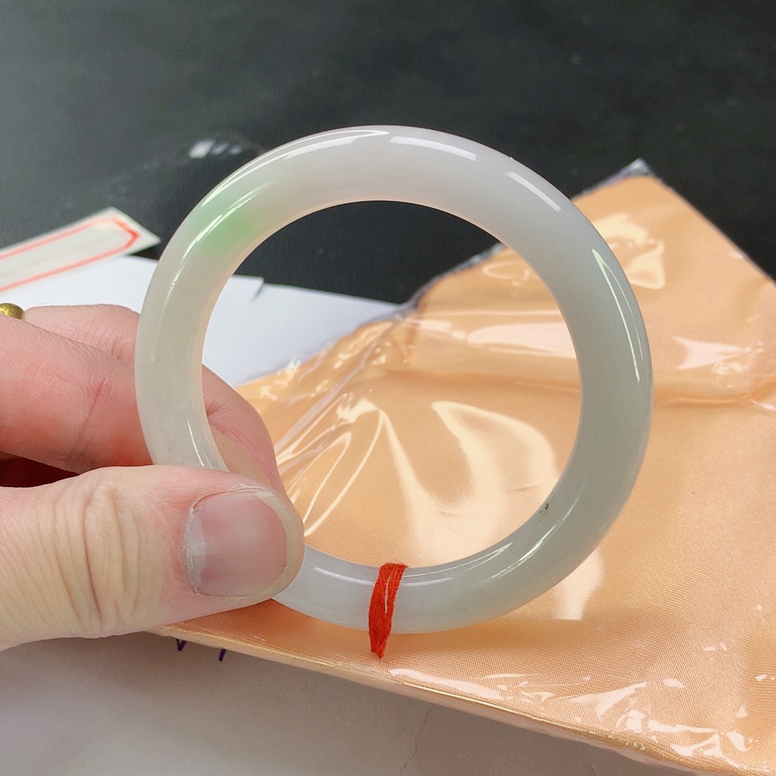 翡翠手镯未镶嵌142缅甸天然翡翠A货