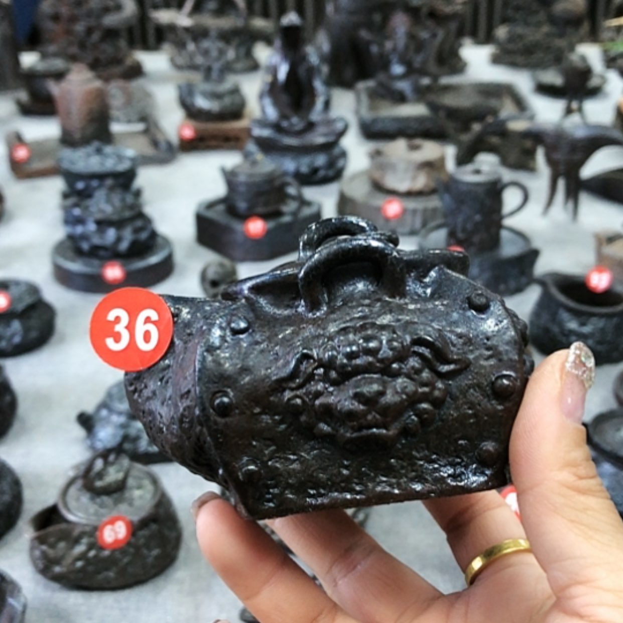 【闪购商品】杯宝瓶全手捏柴烧茶器