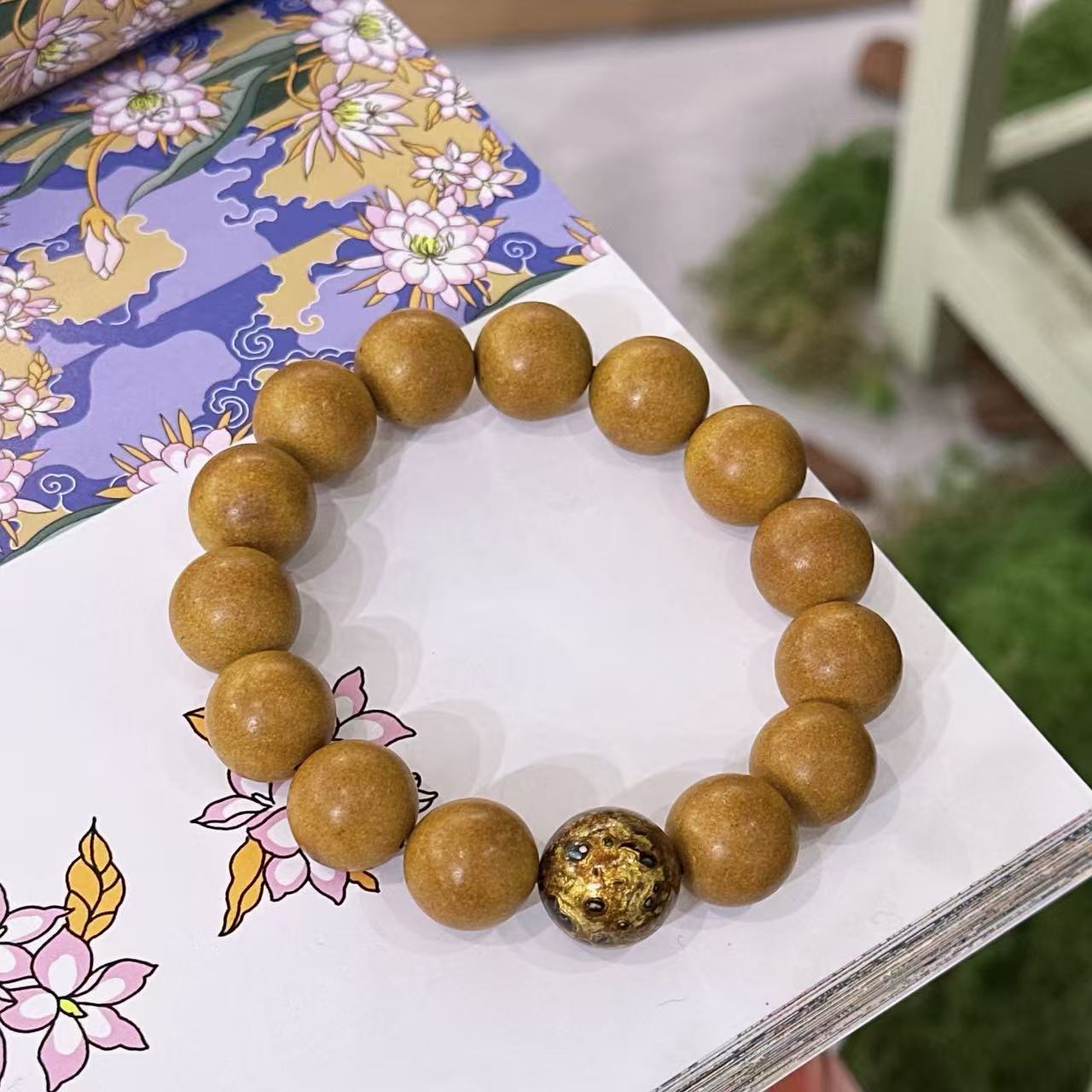 手链 【鹅梨帐中香】手工香珠手串手链5090