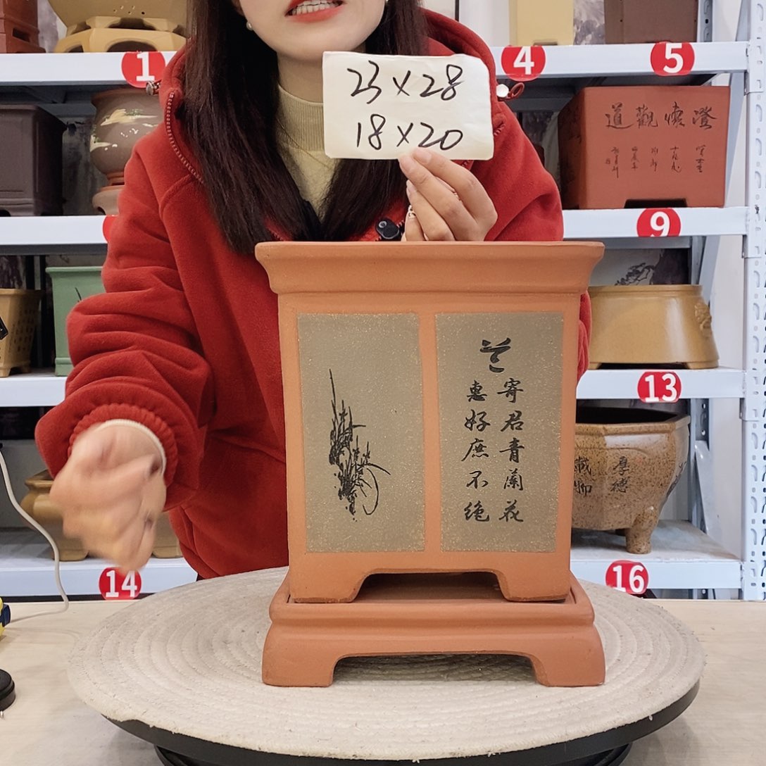 紫砂花盆紫砂花盆