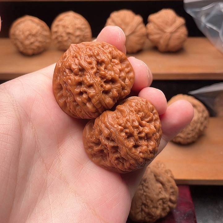 吊坠文玩核桃39毕业全品平谷凹底（回血）