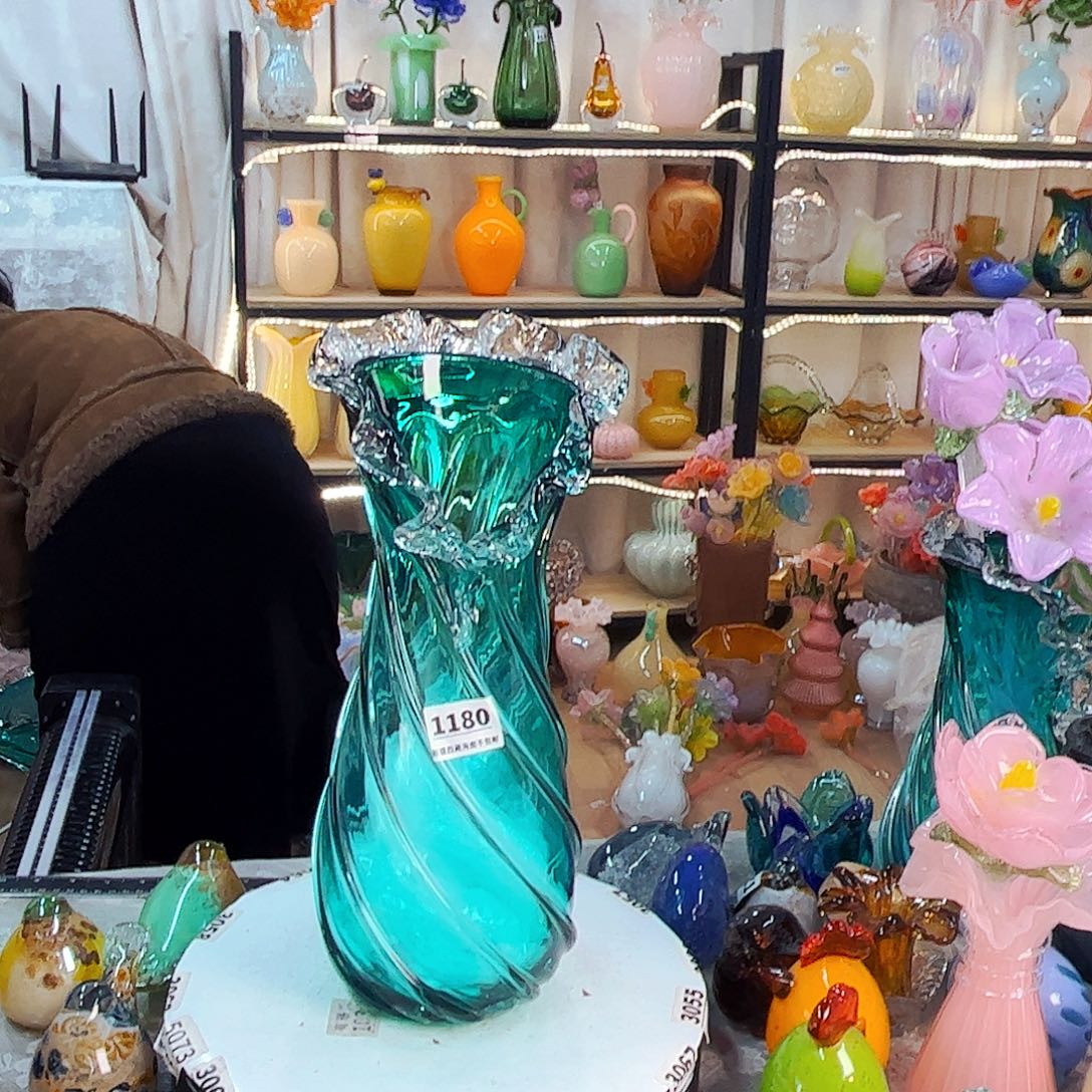 湖蓝瓶福利家悦琉璃工艺品