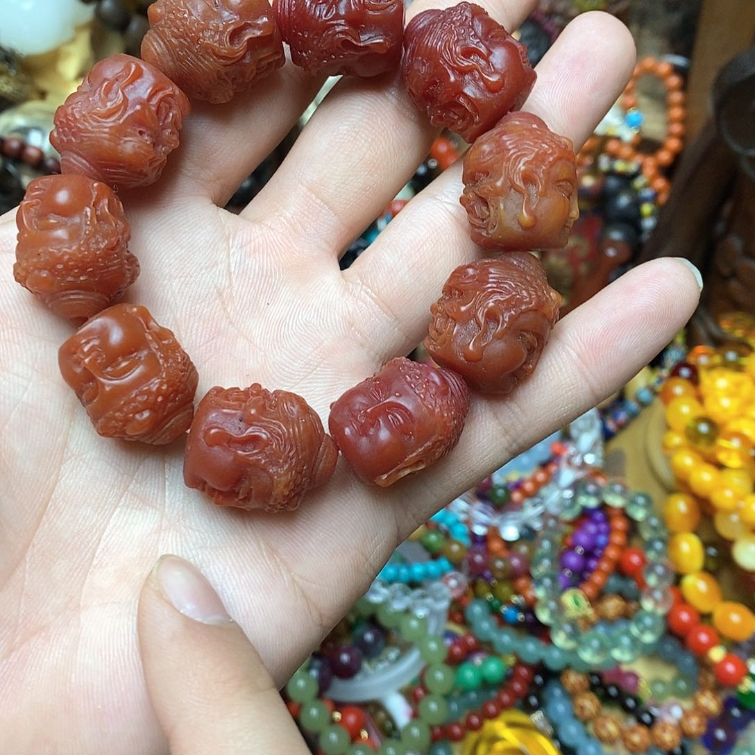 滴血莲花菩提吊坠