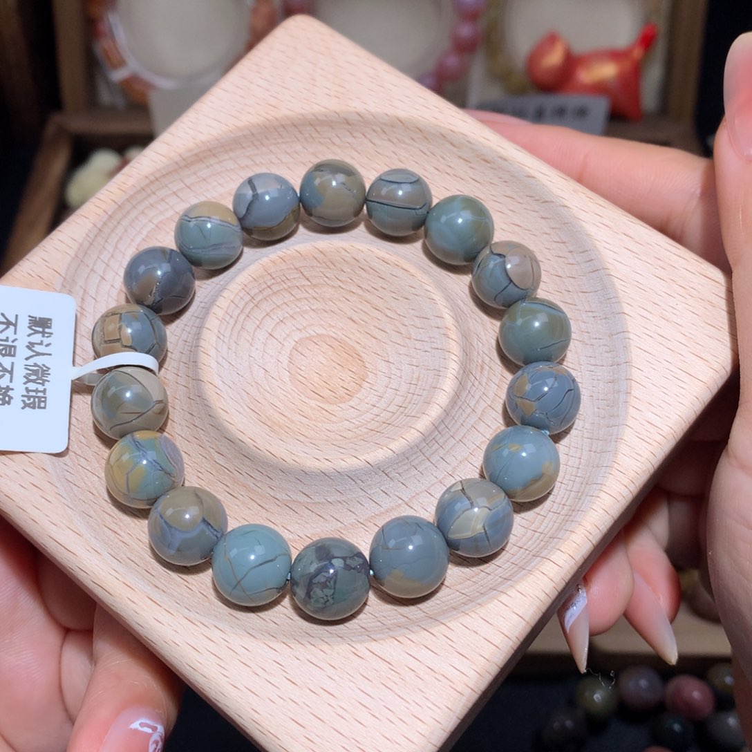 石英质玉（非洲翠）未镶嵌手链