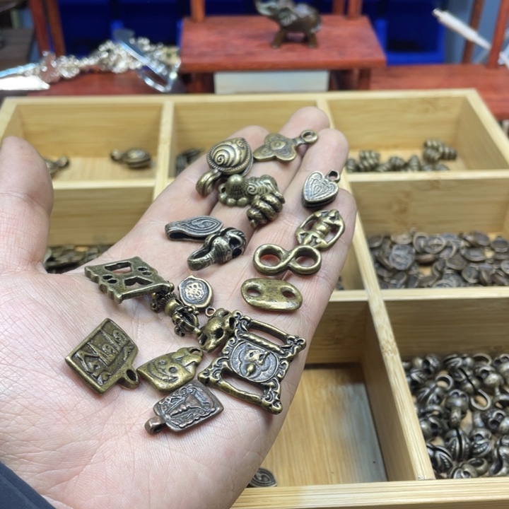 藏传小元素18个 手工翻砂