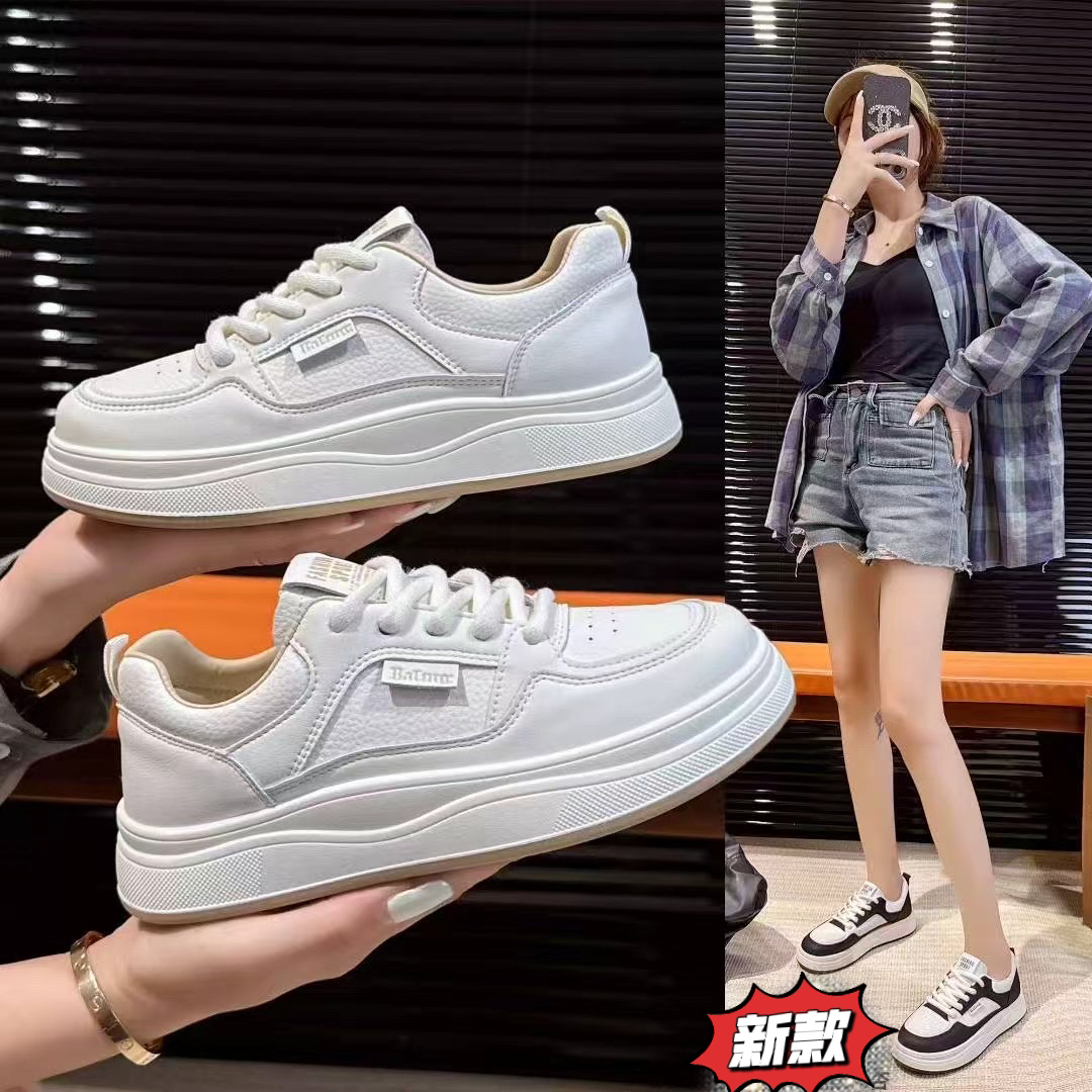 2025秋季新款时尚百搭休闲小白鞋休闲鞋