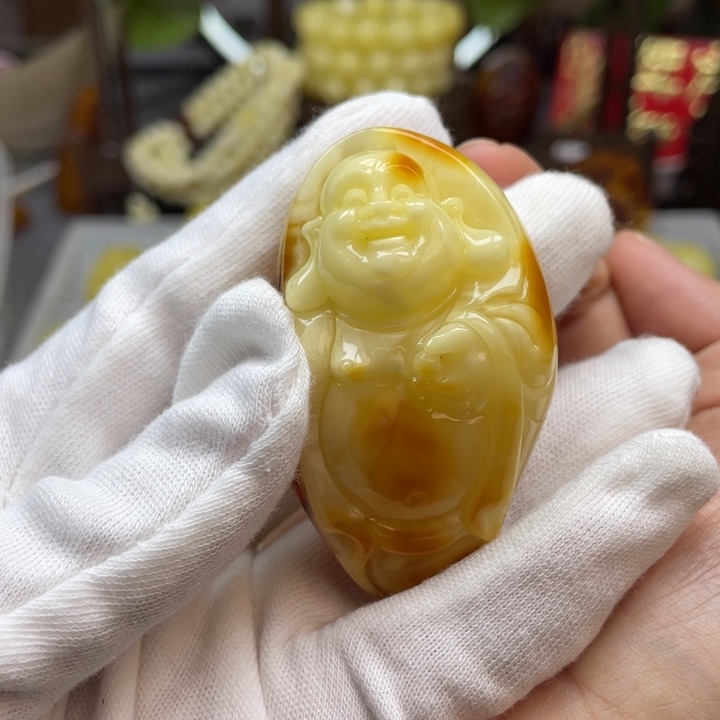 琥珀吊坠(不含链)未镶嵌