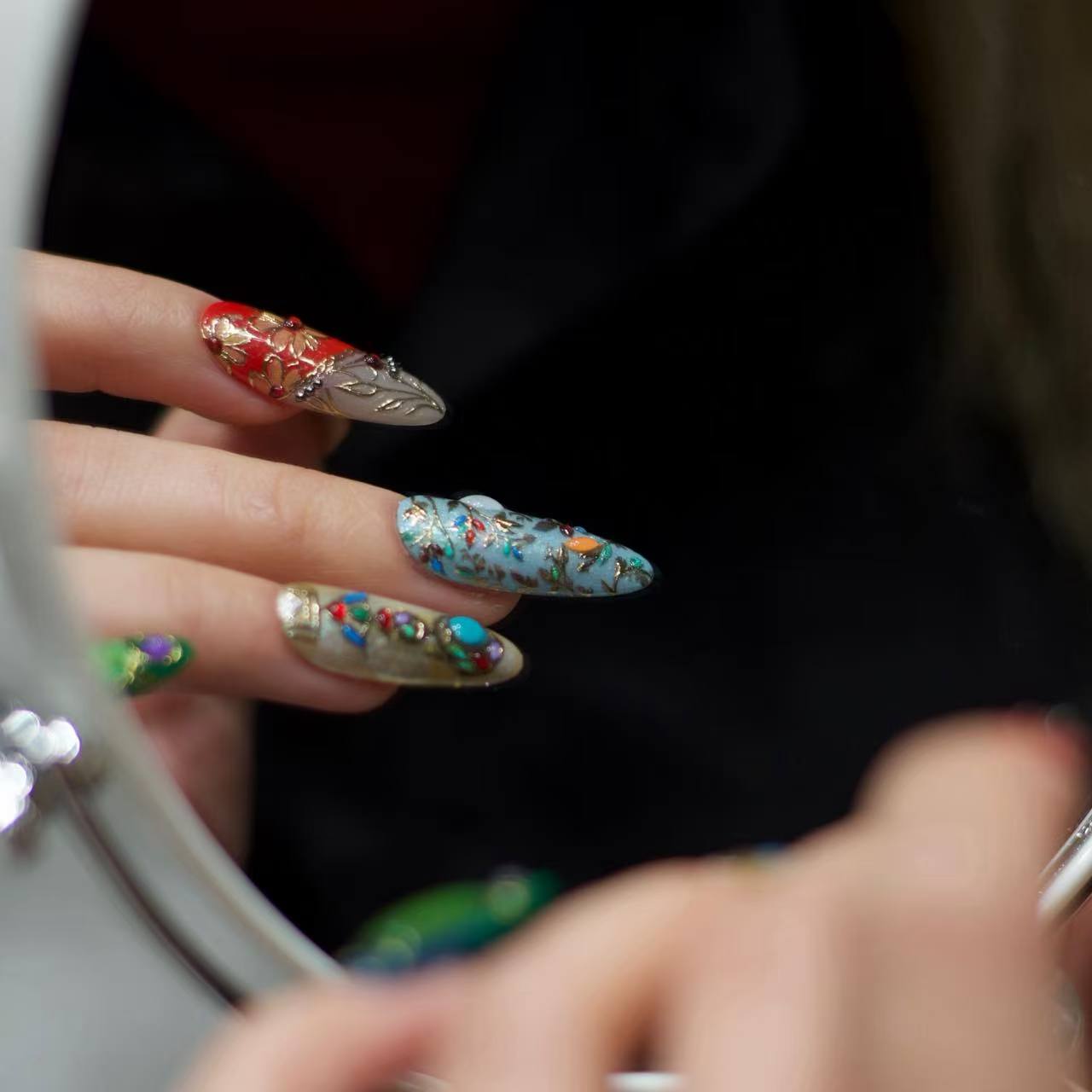 设计师款@【雅典】寇丝妮 纯手工穿戴式美甲