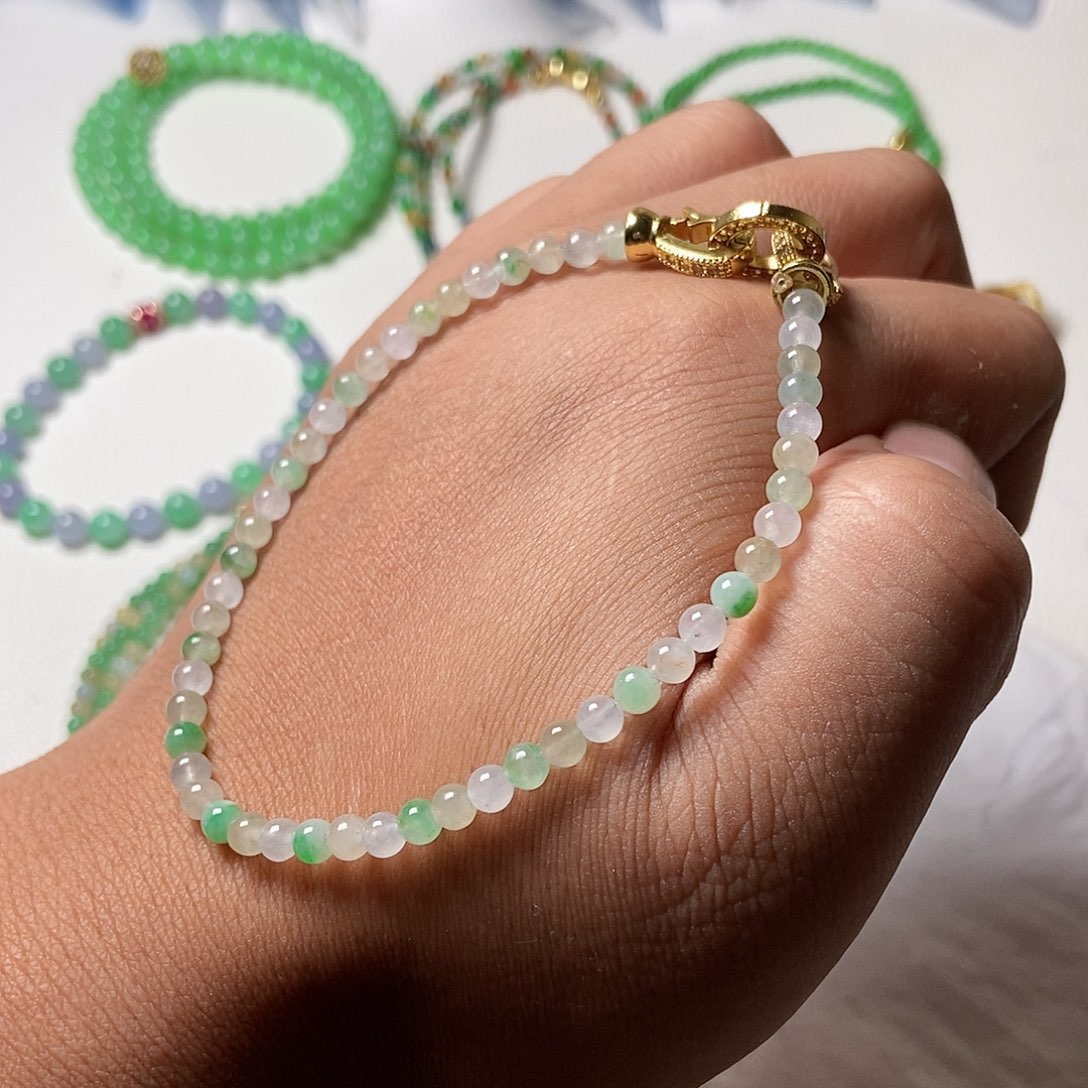 未镶嵌定制翡翠011天然缅甸翡翠卡4