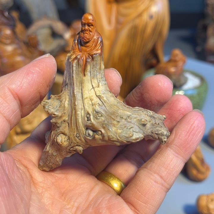 喝***钱柏木（崖柏）根雕工艺摆件