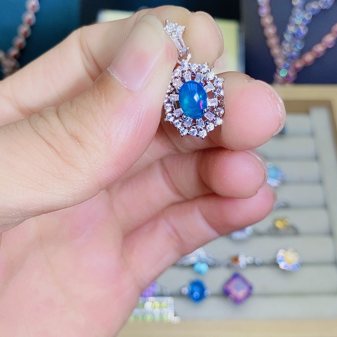 欧泊未镶嵌戒指558