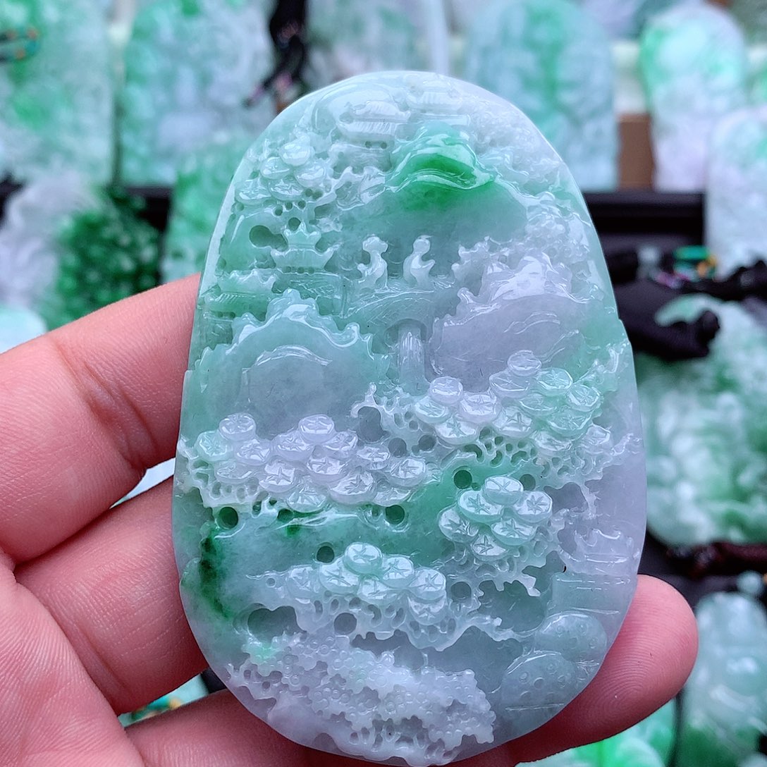 翡翠吊坠(不含链)未镶嵌