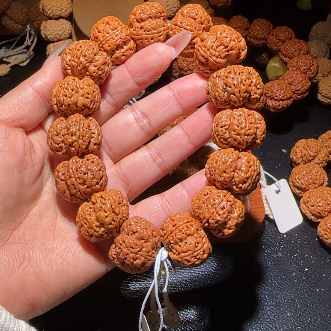 金刚菩提吊坠24梅花双龙