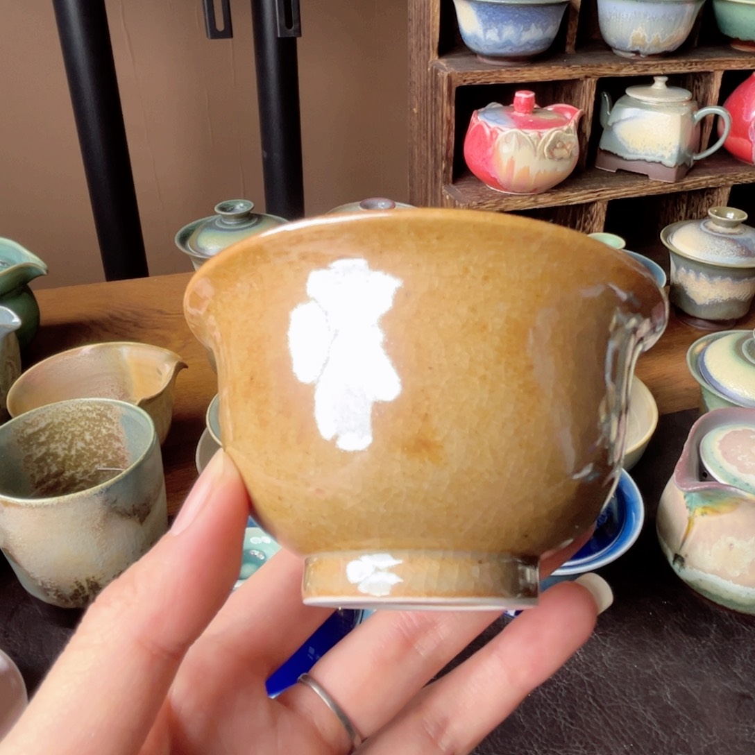 杯景德镇纯手工制作柴烧茶器
