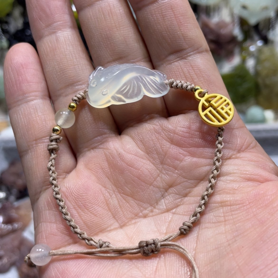 【闪购商品】岫玉颈饰未镶嵌47手牌