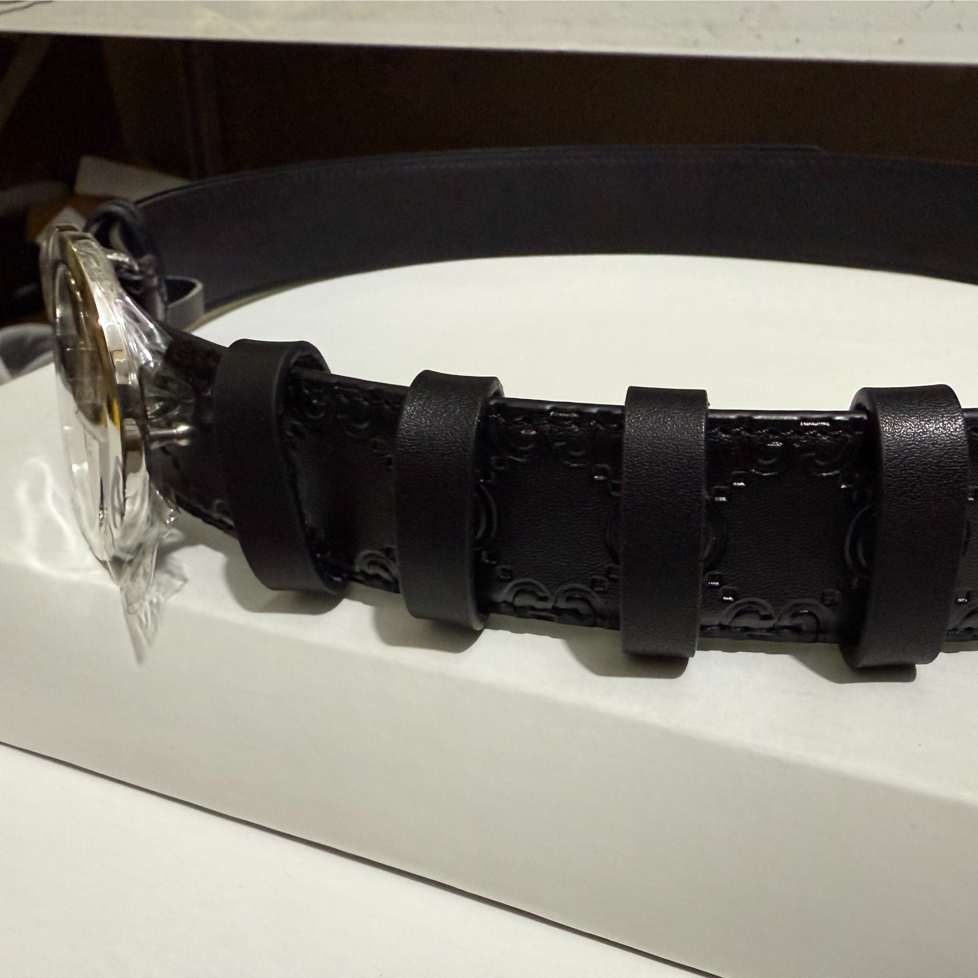 大饼男士压花4.0腰带 却与鸟