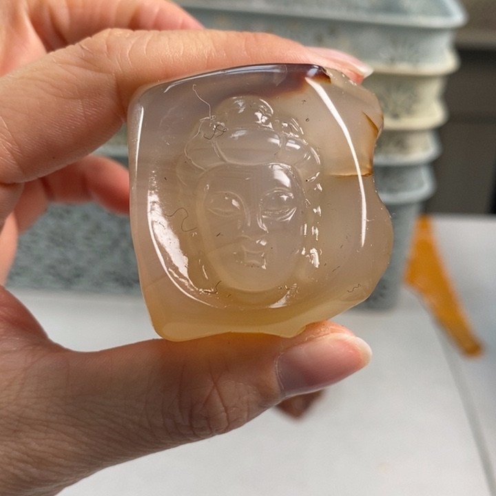 玛瑙/玉髓吊坠(不含链)未镶嵌