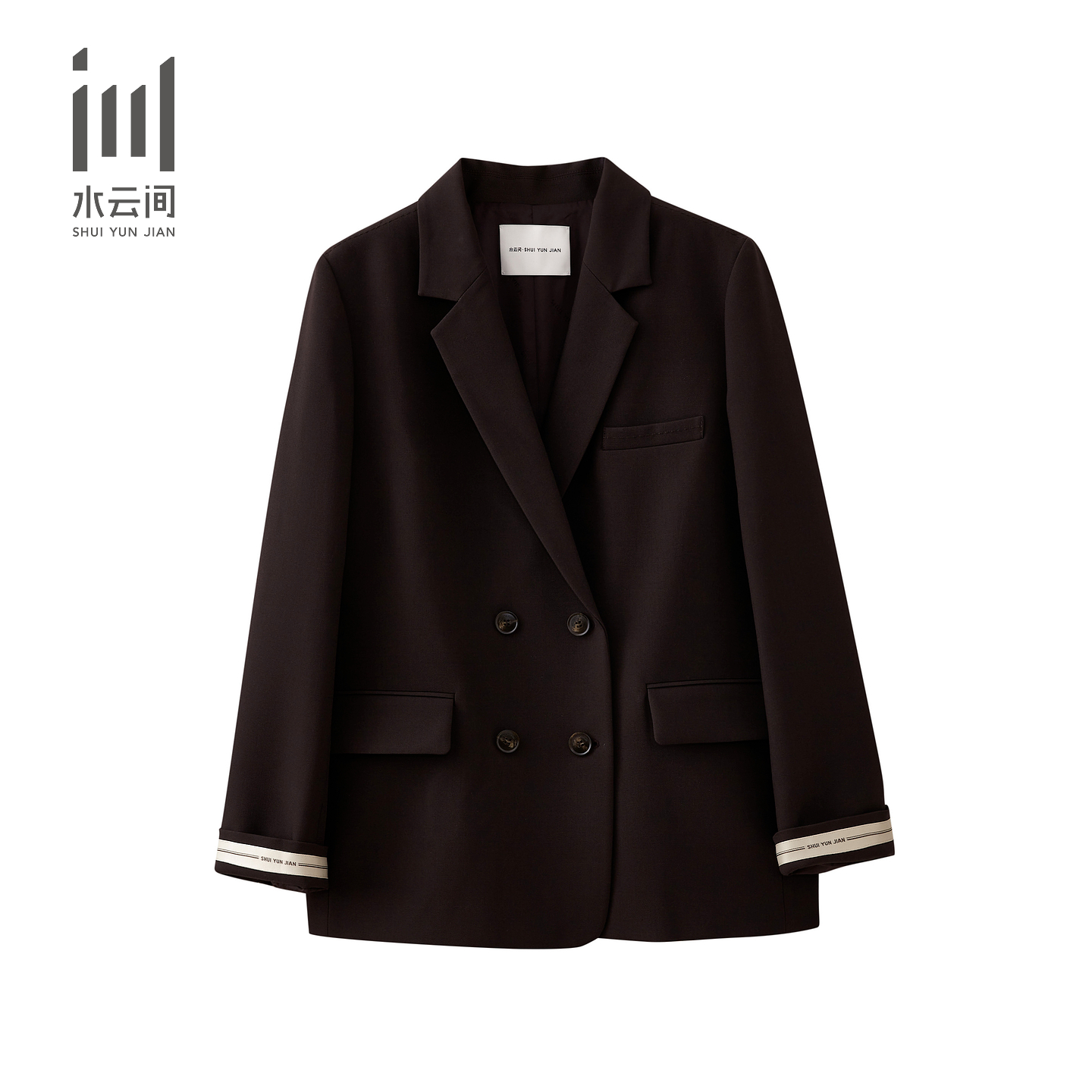 水云间女装 通勤职业简约高级感宽松外套西服26春季新款12610120