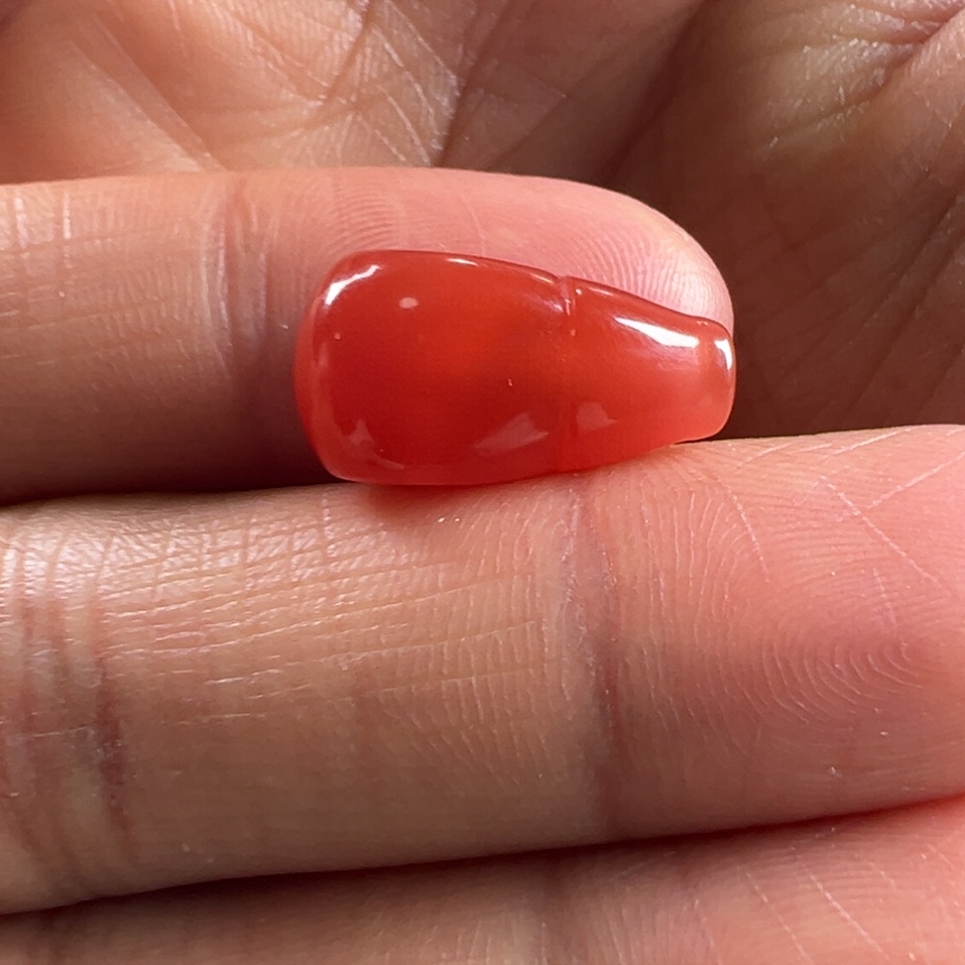 南红玛瑙三通9.3*8.5未镶嵌