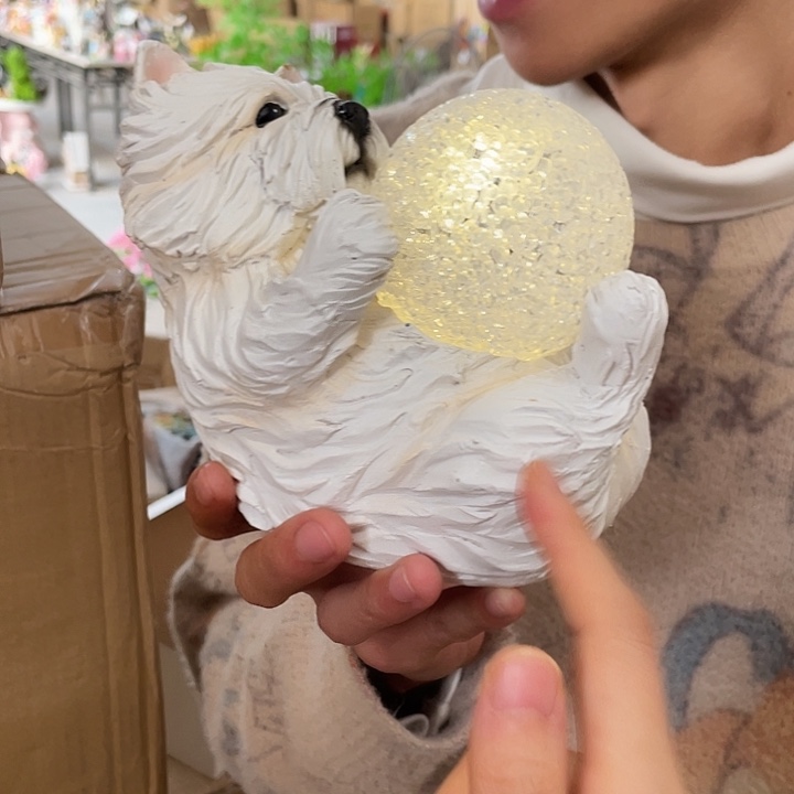 树脂样品样品样品狗灯