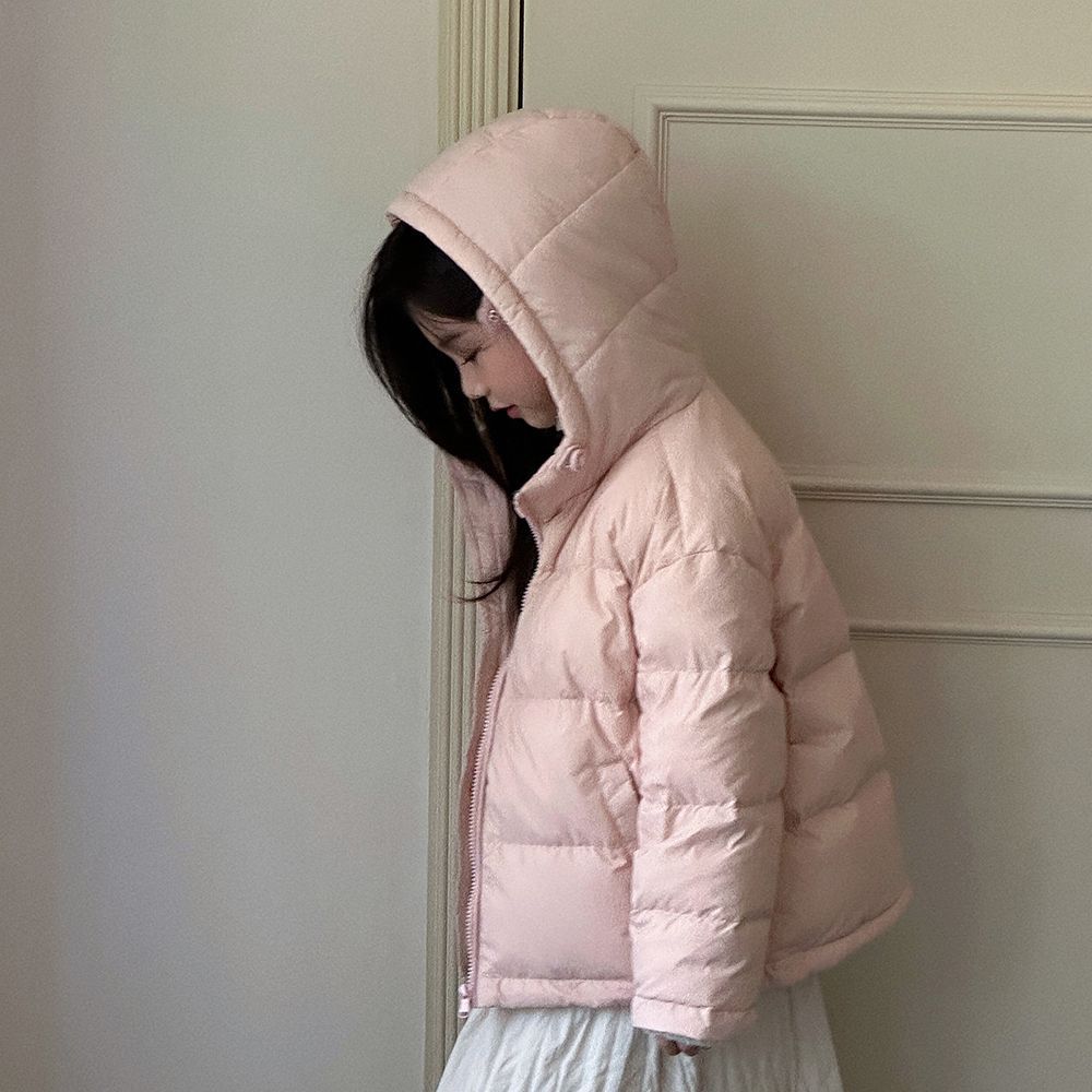 儿童羽绒服白鸭绒填充女童加厚