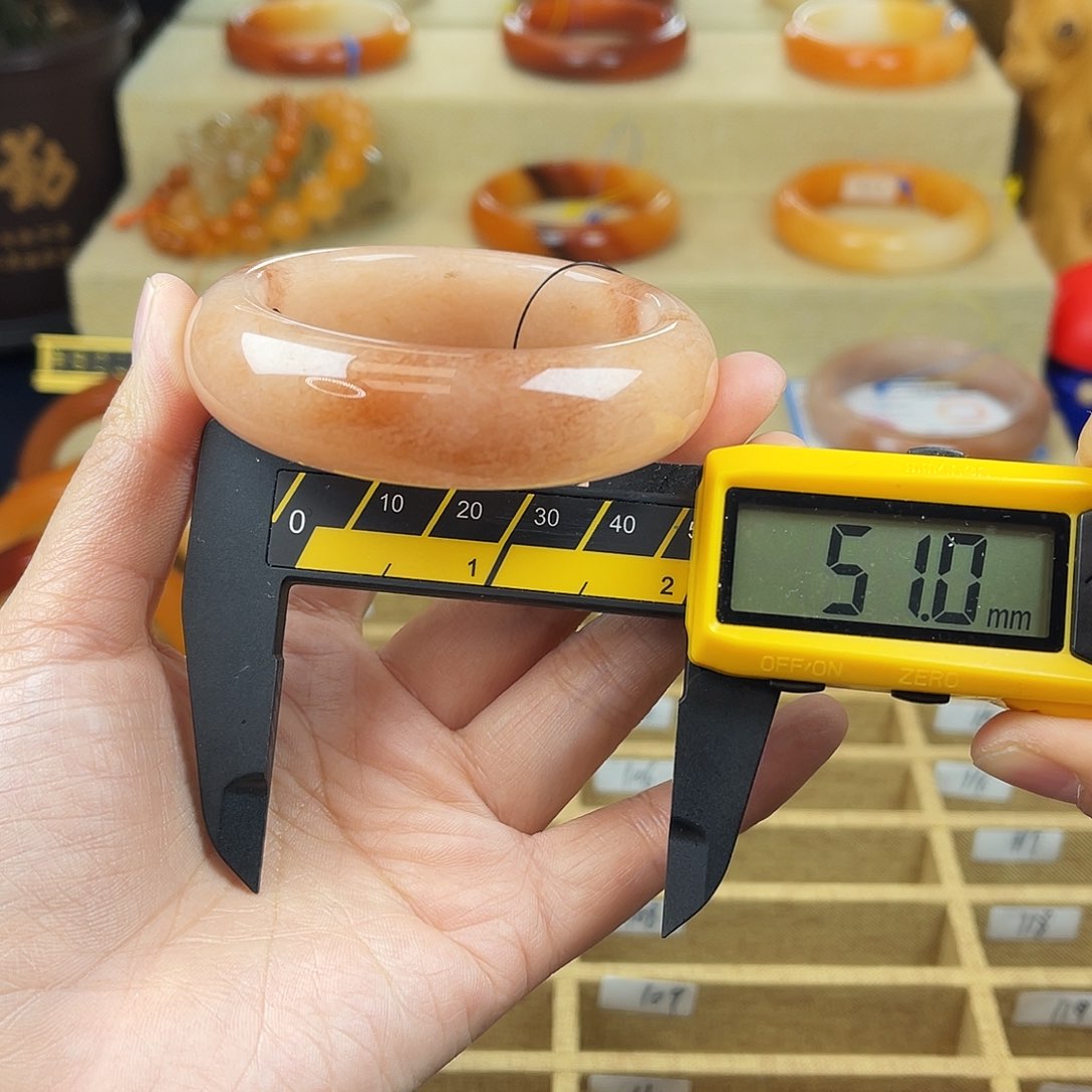 非金属无85 号茄山老油料黄龙51圈口 蜜桃粉